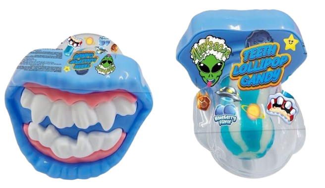 Teeth Lollipop Blueberry